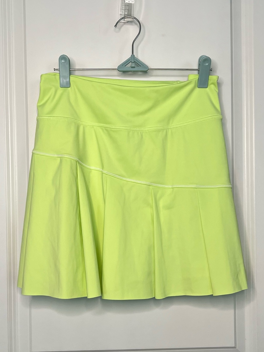 Athleta Skort Womens Sz XLarge Ace Tennis Pickleball Neon Green Casual Athletic